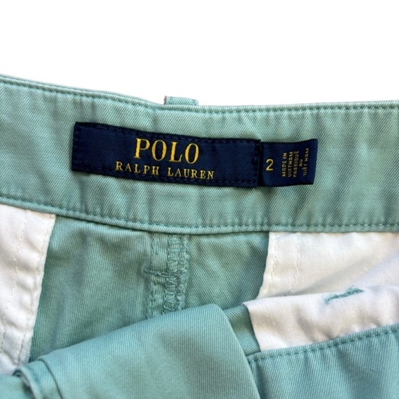 POLO Ralph Lauren Cotton Blue Shorts Women’s Size 2 Preppy Costal Girly Collge - Picture 4 of 13